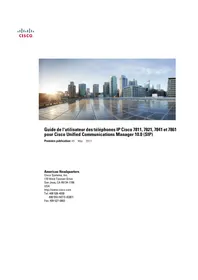 Notice CISCO 7811 Téléphone