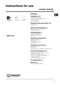 WIXL 105 (EX) 60 HZ INDESIT