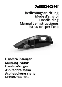Notice MEDION MD 17135 Aspirateur de table
