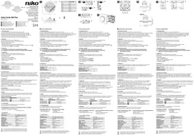 Notice Niko SWISS GARDE 360 PLUS Détecteur de mouvements