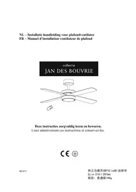 Notice Jan des Bouvrie CBF52 Ventilator