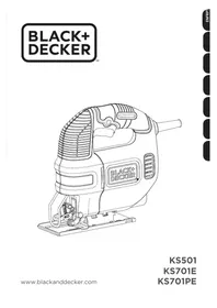 Notice BLACK & DECKER KS701E Електропила