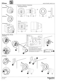 Notice SCHNEIDER XALK84W3BG Interrupteur rotatif