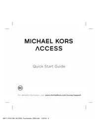 Notice Michael Kors ACCESS LEXINGTON GEN 5 MKT5096 Smartwatch