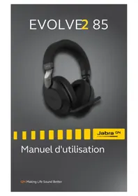 Notice JABRA EVOLVE2 85 Casque