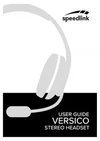 Notice Speedlink VERSICO SL870001BKGY01 Casque