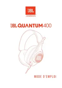 Notice JBL QUANTUM 400 Casque audio