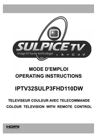 Notice Sulpice IPTV32SULP3FHD110DW TV