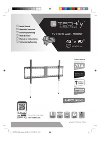 Notice Techly ICAPLB 948F Support mural TV
