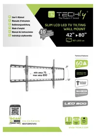 Notice Techly ICAPLB 161XL Support mural TV