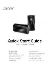 Notice ACER C250I Projektor