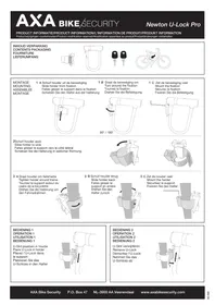 Notice AXA NEWTON PRO 190 Accessoire de vélo