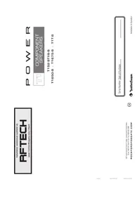 Notice Rockford Fosgate POWER T152S Haut-parleur voiture