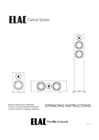 Notice ELAC CARINA BS243.4 Haut-parleur