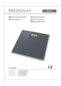 Notice MEDISANA PS 414 Balance