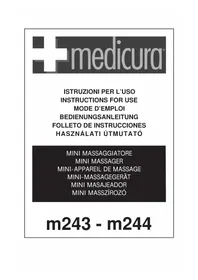 Notice Medicura M244 Appareil de massage