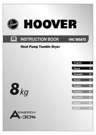 Notice HOOVER VHC 980ATXS Wasmachine