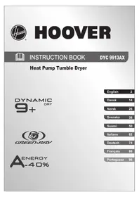Notice HOOVER DYC 9913AXXS Máquina de lavar