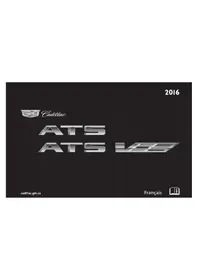 Notice CADILLAC ATS (2016) Voiture
