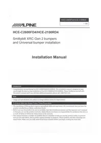 Notice ALPINE HCEC2600FD4 Dashcam