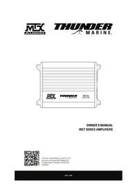 Notice MTX Audio THUNDER MARINE WET500.1 Recepteur
