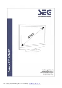 Notice SEG DAKOTA Televisore