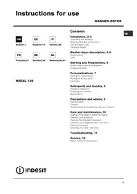 INDESIT WIDXL 126 (EX) - Lavadora