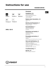 INDESIT WIDL 126 S (EX) - Lavadora