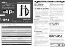 Notice DUALIT ARCHITECT 26526 Grille pain