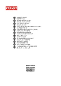Notice FRANKE GRUPO FILTRANTE 5270 FBI 705 XS Hotte