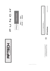 Notice Rockford Fosgate PUNCH PP4X Système hifi