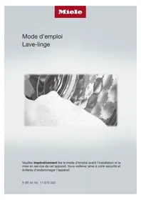 Notice MIELE WCA 030 WCS ACTIVE Lave-linge
