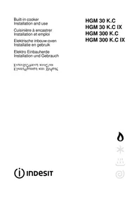 INDESIT HGM 30 K.C (WH) - Fornuis