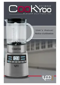 Notice YOO DIGITAL COOKYOO 1800 Blender