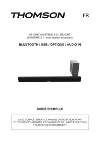 Notice THOMSON SB200BT Caixa de som bluetooth