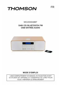 Notice THOMSON MIC200IBT Hi-Fi-anlegg