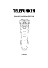 Notice TELEFUNKEN TKR1WD Rasoir