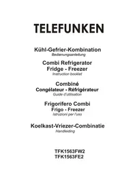 Notice TELEFUNKEN TFK1563FW2 Réfrigérateur