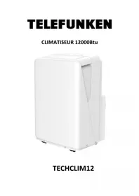Notice TELEFUNKEN TECHCLIM12 Climatisation