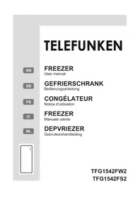 Notice TELEFUNKEN KTFG1542FW2 Congélateur