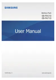 Notice SAMSUNG EBPA710 Chargeur téléphone portable