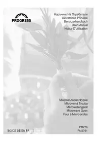 Notice PROGRESS PM2761X Four à micro-ondes
