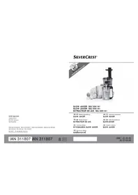 Notice SILVERCREST SSJ 300 A1 Centrifugeuse