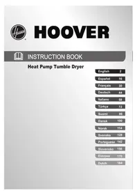 Notice HOOVER LLH D813A2XS çamaşır kurutucu