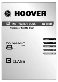HOOVER DYC 8813BXS - Secadora de roupa