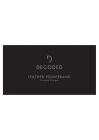 Notice Decoded LEATHER POWERBANK Batterie portable