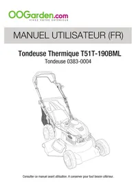 Notice OOGARDEN T51T190BML Tondeuse à gazon