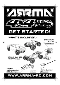 Notice ARRMA GRANITE 4X4 MEGA RTR Remote control toy