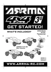 Notice ARRMA GRANITE 4X4 3S BLX ARTR Jouet radiocommandé