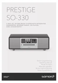Notice SONORO PRESTIGE SO330 V3 Radio